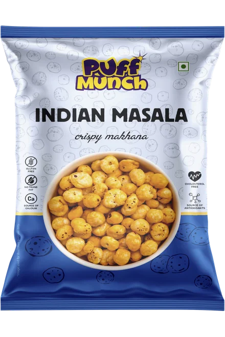 Indian Masala crispy makhana pouch