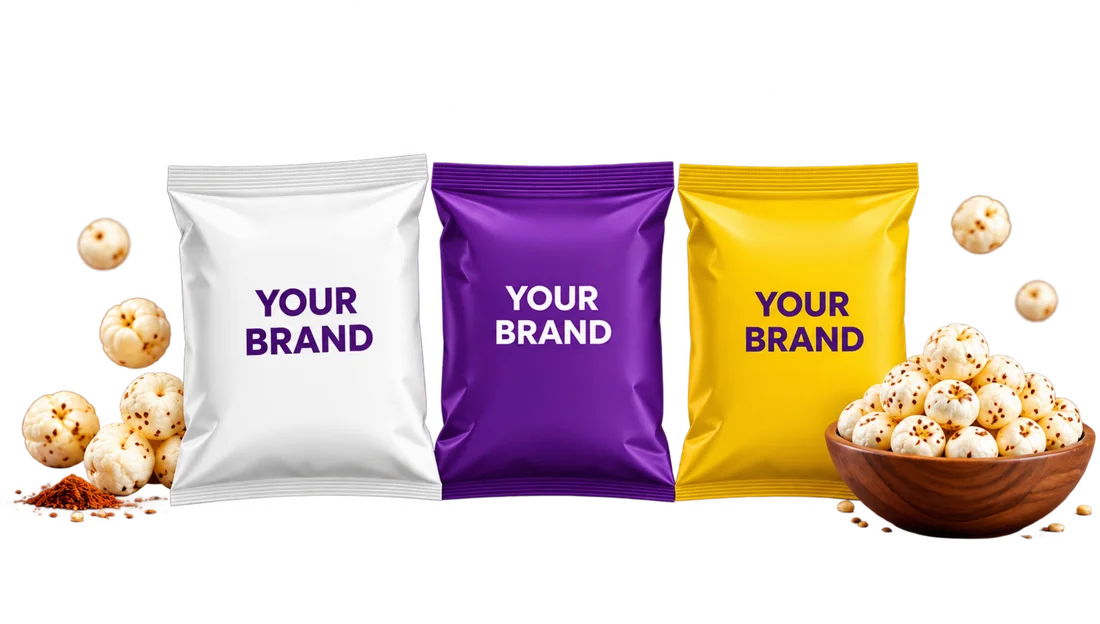 Private label blank pouch mockups