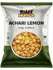 Achari Lemon crispy makhana