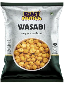 Wasabi crispy makhana