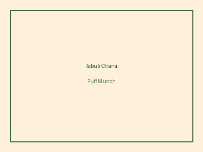 Kabuli Chana