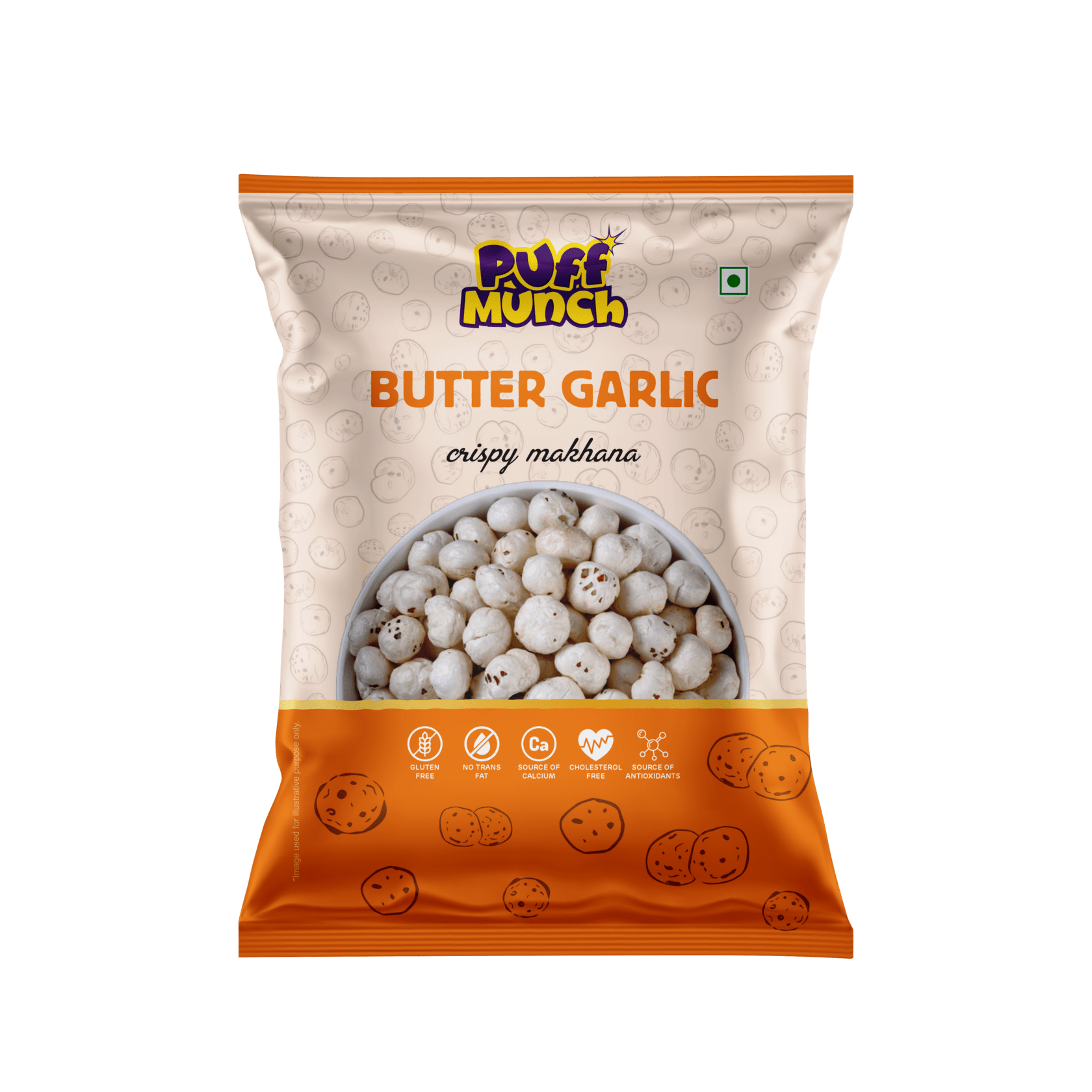 Butter Garlic Makhana